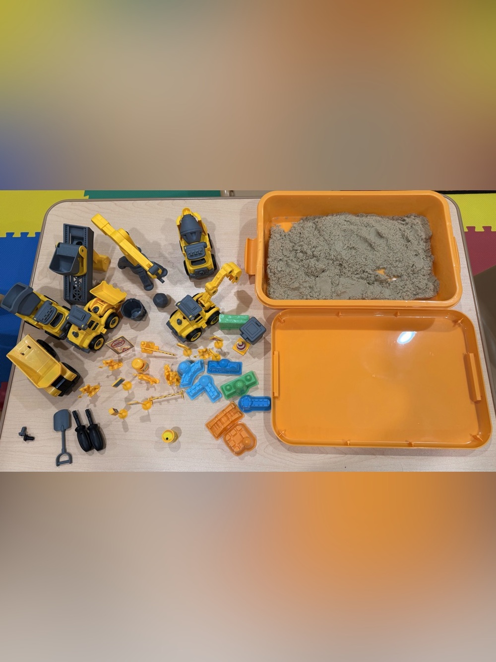 Kinetic Sand Construction Site Playset
